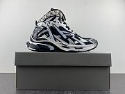  Balenciaga White & Black High Runner Sneakers 695764-W3RH2-9010 - 4
