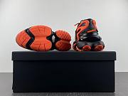 Balmain Neoprene And Leather Unicorn Low-Top Orange Sneakers - 5