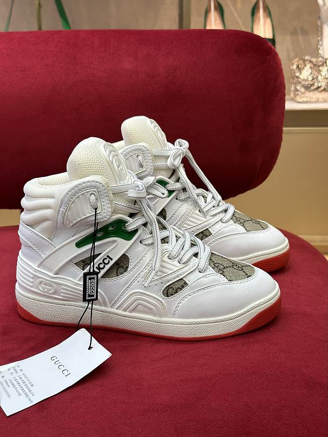 Gucci Basket High Top Sneaker 673077 2SHG0 9076 - 1
