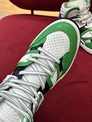 	 Gucci Basket High Top Green And Black Sneaker - 4