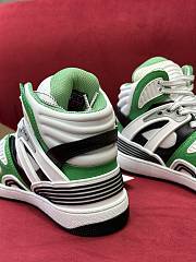 	 Gucci Basket High Top Green And Black Sneaker - 6
