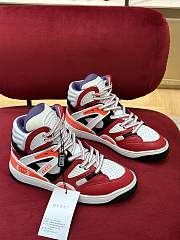 Gucci Basket High Top Red Sneaker 702920 2SH90 6662 - 4