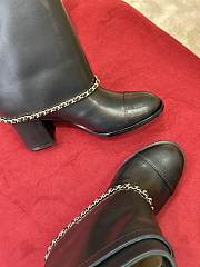 	 Chanel High Boots Suede Calfskin & Lambskin Black G39345 X56709 94301 - 6