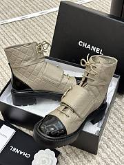 Chanel Calfskin & Shiny Calfskin Dark Beige & Black G39516 Y56261 K5119 - 2