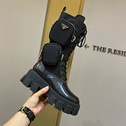 Prada Monolith leather and nylon boots - 6