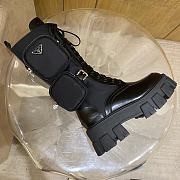 Prada Monolith leather and nylon boots - 5