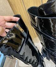 Prada Monolith shiny leather boots - 3