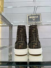 Fendi Monogram Lace-front Sneakers 8E8357AJZX - 5