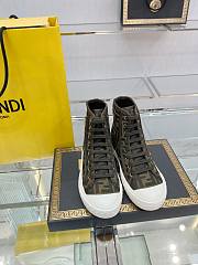 Fendi Monogram Lace-front Sneakers 8E8357AJZX - 6