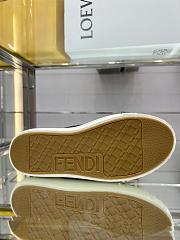 	 Fendi Monogram Lace-front Sneakers 3E8357AJZE - 6