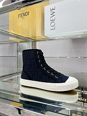 	 Fendi Monogram Lace-front Sneakers 3E8357AJZE - 5