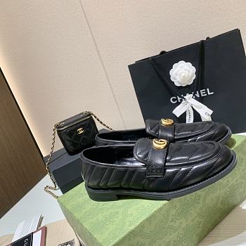 Gucci Loafer Black With Double G