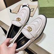 	 Gucci Loafer White With Double G - 4