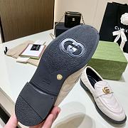 	 Gucci Loafer White With Double G - 3