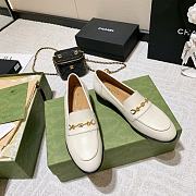 	 Gucci Loafer White With Horsebit - 6