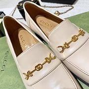 Gucci Loafer Cream With Horsebit - 4