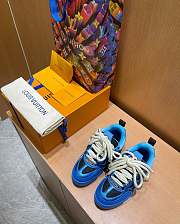 	 Louis Vuitton SS23 Blue Sneaker - 1