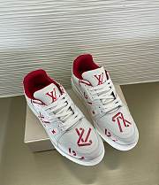Louis Vuitton Red Trainer Sneaker - 5