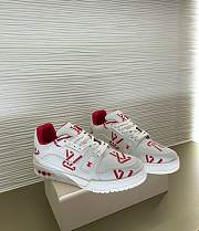 Louis Vuitton Red Trainer Sneaker - 2