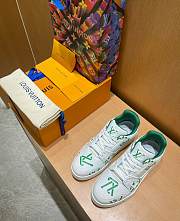 	 Louis Vuitton Green Trainer Sneaker - 1