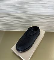 	 Prada Padded Black Nylon Slip-On Shoes - 4