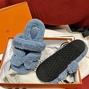 	 Hermes Suede Fur Plain Loafers & Slip-ons 03 - 2