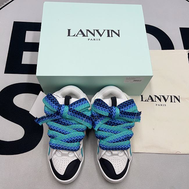 Lanvin Leather Curb Sneaker - 15 - 1