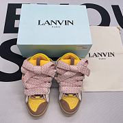 	 Lanvin Leather Curb Sneaker - 21 - 1