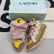 	 Lanvin Leather Curb Sneaker - 21 - 4