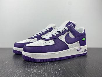 Nike Air Force 1 Low x Louis Vuitton By Virgil Abloh White Purple