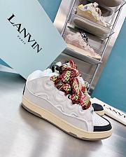 Lanvin Leather Curb Sneakers 22 - 5