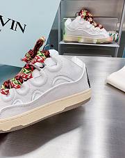 Lanvin Leather Curb Sneakers 22 - 3