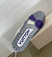 Louis Vuitton Trainer Sneaker White Purple - 3