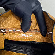 Prada Leather Mini Shoulder Bag Caramel Size 20 x 6 x 19 cm - 3