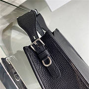 Prada Leather Mini Shoulder Bag Black Size 20 x 6 x 19 cm - 4