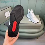 Tom Ford Nylon Mesh Jago White Sneaker - 4