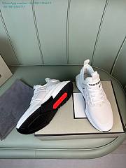 Tom Ford Nylon Mesh Jago White Sneaker - 2