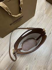 Burberry Canvas and Leather Two Tone Small Bucket Bag NaturalTan - 2