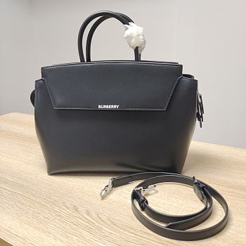 Burberry Leather Medium Catherine Bag Back Size 28 x 13 x 23cm