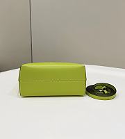 Fendi By The Way Mini Acid Green Leather Small Boston Bag - 6