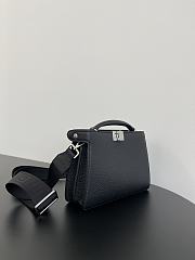 Fendi Peekaboo ISeeU XCross Black Leather Bag - 1