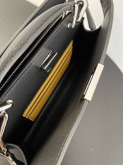Fendi Peekaboo ISeeU XCross Black Leather Bag - 2