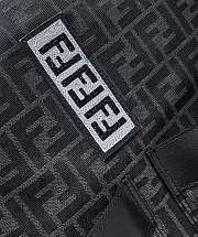 Fendi Small Drawstring Backpack Black FF Fabric Backpack - 5