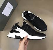 Tom Ford Nylon Mesh Jago Black Sneaker - 6