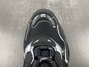 Balenciaga Triple S Sketch Sneaker in black and white double foam and mesh 536737W3SRB1090 - 3
