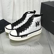 Amiri Court High White Sneakers - 1