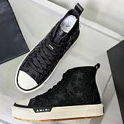 AMIRI Stars Court Hi Black Sneaker - 6