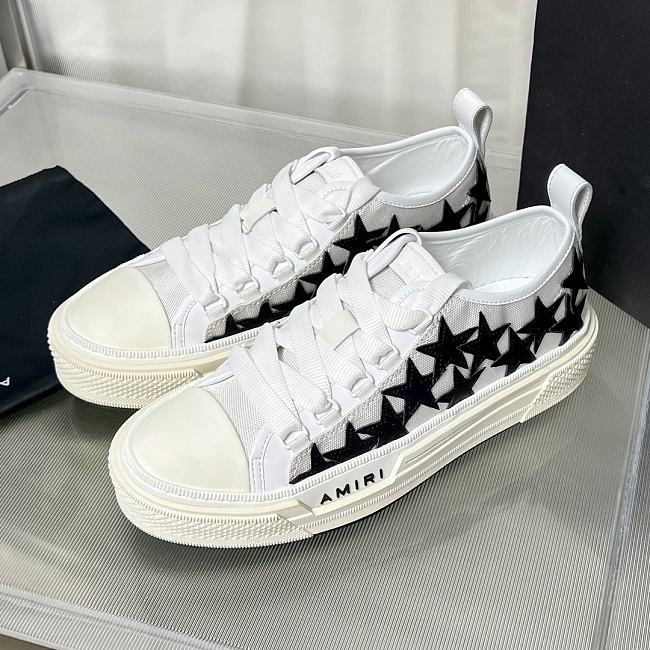 AMIRI Stars Court Low White  Sneaker - 1
