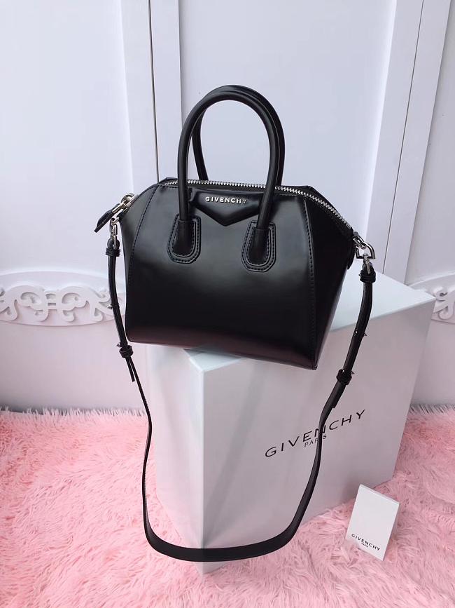Givenchy Mini Antigona bag in Box leather - 1