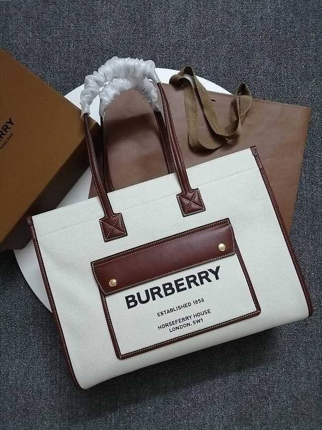 Burberry Mini Freya Tote NaturalTan bag - 1